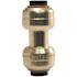 Tectite 1/4 in. Brass Push-To-Connect Coupling