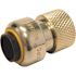 Tectite 1/4 in. (3/8 in. ) Chrome Plated Brass Push-To-Connect x 3/8 in. Compression Stop Valve Connector