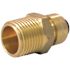 Tectite 1/4 in. (3/8 in. ) Brass Push-To-Connect x 1/2 in. Male Pipe Thread Reducing Adapter