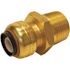 Tectite 1/2 in. Brass Push-to-Connect x 3/4 in. Male Pipe Thread Reducing Adapter