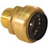 Tectite 1 in. Brass Push-to-Connect x 3/4 in. Male Pipe Thread Reducing Adapter