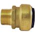 Tectite 1 in. Brass Push-to-Connect x 3/4 in. Male Pipe Thread Reducing Adapter