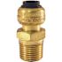Tectite 3/8 in. (1/2 in. ) Brass Push-To-Connect x 1/2 in. Male Pipe Thread Reducing Adapter