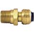 Tectite 3/8 in. (1/2 in. ) Brass Push-To-Connect x 1/2 in. Male Pipe Thread Reducing Adapter