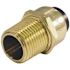 Tectite 1/2 in. Brass Push-to-Connect x Male Pipe Thread Adapter