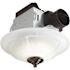 HOMEWERKS 80 CFM 3-in-1 Decorative Bathroom Exhaust Fan with long life LED Light