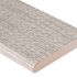MSI Tektile lineart Ivory Bullnose 3 in. x 24 in. Matte Porcelain Wall Tile  (10 lin. ft./Case)