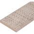MSI Tektile Crosshatch Ivory Bullnose 3 in. x 24 in. Matte Porcelain Wall Tile  (10 lin. ft./Case)