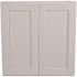 Design House Brookings Solid Wood Ready to Assemble Shaker 30x24x12 in. 2 Door Wall Kitchen Cabinet in White