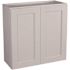Design House Brookings Solid Wood Ready to Assemble Shaker 27x30x12 in. 2-Door Wall Kitchen Cabinet in White