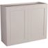 Design House Brookings Solid Wood Ready to Assemble Shaker 36x30x12 in. 2 Door Wall Kitchen Cabinet in White