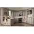 Hampton Bay Shaker 23 in. W x 29.50 in. H Base Cabinet Decorative End Panel in Dove Gray