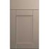 Hampton Bay Shaker 21 in. W x 24 in. D x 34.5 in. H Assembled Base Cabinet in Dove Gray