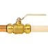 Tectite 1 in. Brass Push-to-Connect Ball Valve