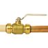 Tectite 1 in. Brass Push-to-Connect Ball Valve