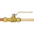 Tectite 1/2 in. Brass Push-to-Connect Slip Ball Valve