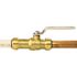 Tectite 3/4 in. Brass Push-to-Connect Slip Ball Valve
