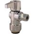 Tectite 1/2 in. Chrome-Plated Brass Push-To-Connect x 1/4 in. Compression Quarter-Turn Angle Stop Valve