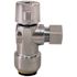 Tectite 1/2 in. Chrome-Plated Brass Push-to-Connect x 3/8 in. Compression Quarter-Turn Angle Stop Valve