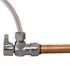 Tectite 1/2 in. Chrome-Plated Brass Push-to-Connect x 3/8 in. Compression Quarter-Turn Angle Stop Valve