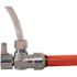 Tectite 1/2 in. Chrome-Plated Brass Push-to-Connect x 3/8 in. Compression Quarter-Turn Angle Stop Valve