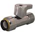 Tectite 1/2 in. Chrome Plated Brass Push-To-Connect x 1/2 in. MNPT Quarter Turn Straight Stop Valve