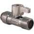 Tectite 1/2 in. Chrome Plated Brass Push-To-Connect x 1/2 in. MNPT Quarter Turn Straight Stop Valve