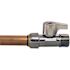 Tectite 1/2 in. Chrome Plated Brass Push-To-Connect x 1/2 in. MNPT Quarter Turn Straight Stop Valve
