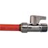 Tectite 1/2 in. Chrome Plated Brass Push-To-Connect x 1/2 in. MNPT Quarter Turn Straight Stop Valve