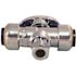 Tectite 1/2 in. Chrome-Plated Brass Push-To-Connect x 1/2 in. Push-To-Connect x 3/8 in. Compression Stop Tee Valve
