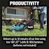 Makita 17 in. 18-Volt X2 (36-Volt) LXT Lithium-Ion Battery Cordless Walk Behind Lawn Push Mower Kit Brushless Angle Grinder