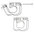 Oatey 3/4 in. Full Pipe Clamp with Nail (10-Pack)