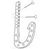 Oatey 3 in. DWV J-Hook Pipe Hanger
