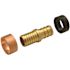 Apollo 1/2 in. Brass PEX-B Barb Polybutylene Coupling