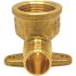 Apollo 1/2 in. Brass PEX-B Barb x 1/2 in. Female Pipe Thread Adapter 90-Degree Drop-Ear Elbow