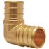 Apollo 3/4 in. Brass PEX-B Barb 90-Degree Elbow