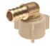 Apollo 1/2 in. Brass PEX-B Barb x 1/2 in. Female Swivel 90-Degree Elbow