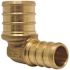 Apollo 3/4 in. x 1/2 in. Brass PEX-B Barb 90-Degree Reducing Elbow
