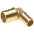 Apollo 3/4 in. x 1/2 in. Brass PEX-B Barb 90-Degree Reducing Elbow
