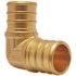 Apollo 3/4 in. Brass PEX-B Barb 90 Elbow (10-Pack)