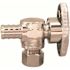 Apollo 1/2 in. Chrome-Plated Brass PEX-B Barb x 3/8 in. Compression Quarter-Turn Angle Stop Valve