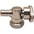 Apollo 1/2 in. Chrome-Plated Brass PEX-B Brass Barb x 3/4 in. Machine Hose Thread Angle Stop Valve
