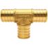 Apollo 1 in. Brass PEX-B Barb Tee
