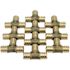 Apollo 3/4 in. Brass PEX-B Barb Tee (10-Pack)