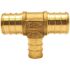 Apollo 3/4 in. x 3/4 in. x 1/2 in. Brass PEX-B Barb Reducing Tee