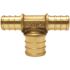 Apollo 1/2 in. x 1/2 in. x 3/4 in. Brass PEX-B Barb Reducing Tee