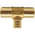 Apollo 1 in. x 1 in. x 3/4 in. Brass PEX-B Barb Reducing Tee