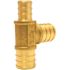 Apollo 3/4 in. x 1/2 in. x 3/4 in. Brass PEX-B Barb Reducing Tee