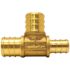 Apollo 3/4 in. x 1/2 in. x 3/4 in. Brass PEX-B Barb Reducing Tee