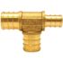 Apollo 3/4 in. x 1/2 in. x 3/4 in. Brass PEX-B Barb Reducing Tee